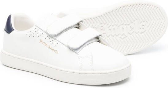 Palm Angels Kids logo-print low-top sneakers White