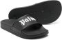Palm Angels Kids logo-print open-toe sandals Black - Thumbnail 2