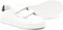 Palm Angels Kids logo-print touch-strap leather sneakers White - Thumbnail 2