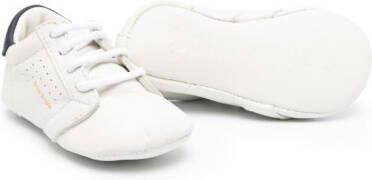Palm Angels Kids slip-on leather sneakers White