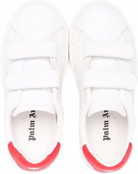Palm Angels Kids touch-strap sneakers White