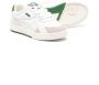 Palm Angels Kids University leather lace-up sneakers White - Thumbnail 2