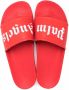 Palm Angels logo-print slides Red - Thumbnail 4