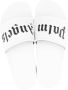 Palm Angels logo-print slides White - Thumbnail 4