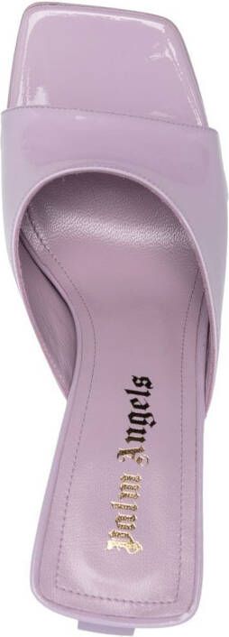 Palm Angels Palm Beach leather mules Pink