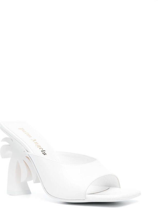 Palm Angels Palm Beach mules White