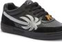 Palm Angels Palm Beach University leather sneakers Black - Thumbnail 4