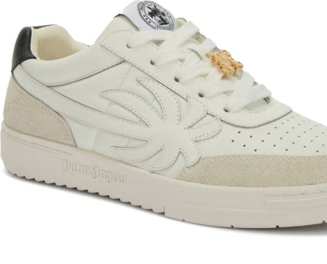 Palm Angels Palm Beach University leather sneakers White