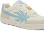 Palm Angels Palm Beach University leather sneakers White - Thumbnail 4
