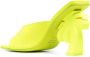 Palm Angels Palm Heel 110mm leather mules Yellow - Thumbnail 3