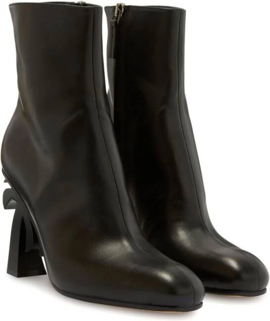 Palm Angels Palm-heel 95mm ankle boots Black