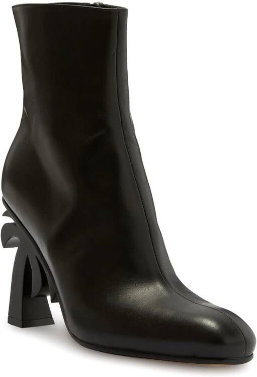 Palm Angels Palm-heel 95mm ankle boots Black