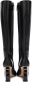 Palm Angels Palm-heel leather knee boots Black - Thumbnail 3