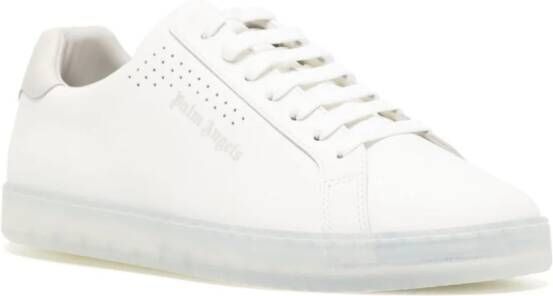 Palm Angels Palm One leather sneakers White