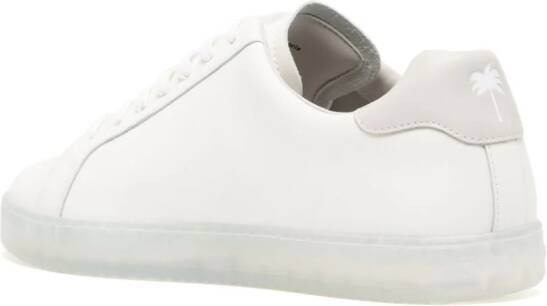 Palm Angels Palm One leather sneakers White