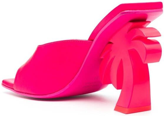 Palm Angels Palm square-toe mules Pink
