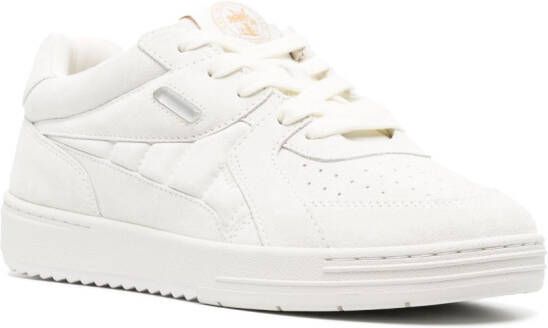 Palm Angels Palm University leather sneakers White