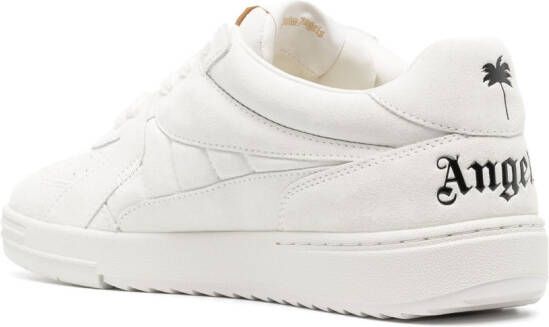 Palm Angels Palm University leather sneakers White