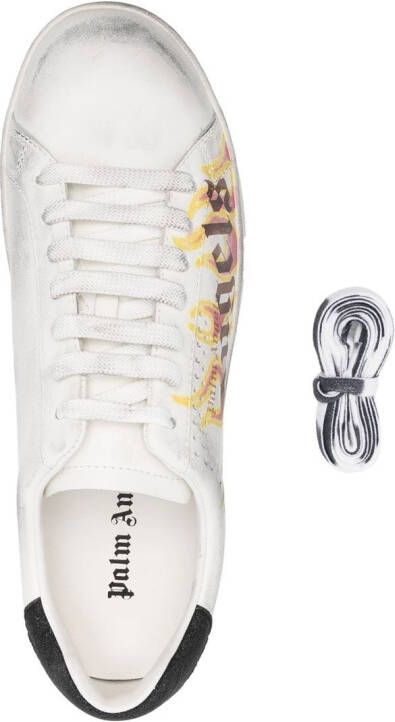 Palm Angels Spray Paint low-top sneakers White