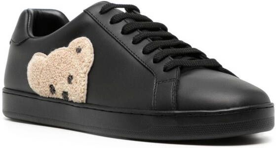 Palm Angels teddy motif low-top sneakers Black