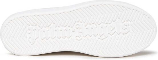 Palm Angels Tennis logo-embossed low-top sneakers White
