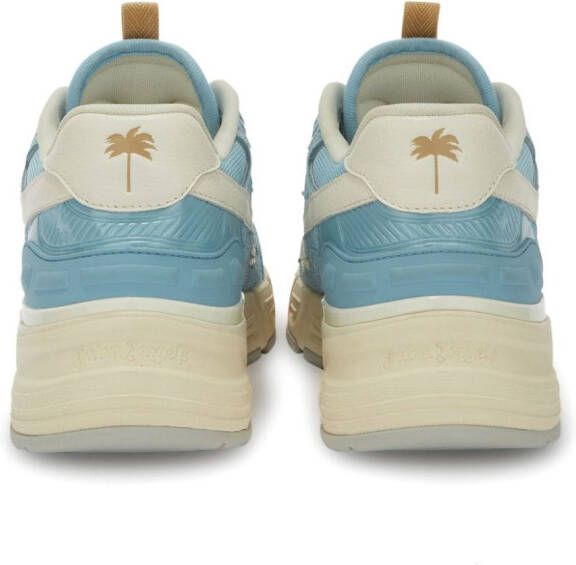 Palm Angels The Palm Runner leather sneakers Blue