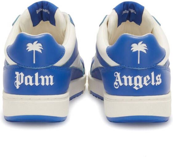 Palm Angels University lace-up leather sneakers Blue