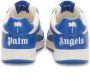 Palm Angels University lace-up leather sneakers Blue - Thumbnail 3