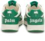 Palm Angels University lace-up leather sneakers Green - Thumbnail 3