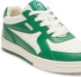 Palm Angels University lace-up leather sneakers Green - Thumbnail 5