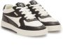 Palm Angels University lace-up leather sneakers White - Thumbnail 2