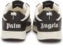 Palm Angels University lace-up leather sneakers White - Thumbnail 3