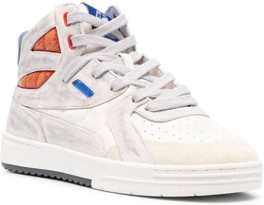 Palm Angels Vintage University mid-top sneakers White