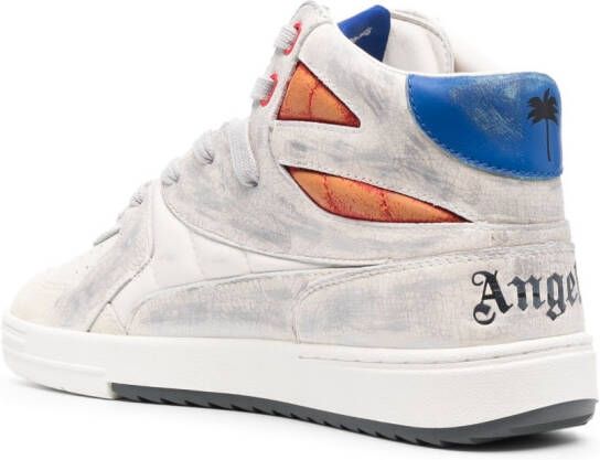 Palm Angels Vintage University mid-top sneakers White