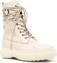 Palm Angels x Moncler x Tod's Winter Gommino lace-up boots Neutrals - Thumbnail 2