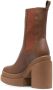 Paloma Barceló 120mm block-heeled ankle boots Brown - Thumbnail 3