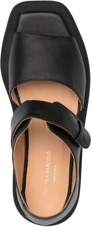 Paloma Barceló 2075 leather sandals Black