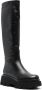Paloma Barceló 60mm knee-high leather boots Black - Thumbnail 2