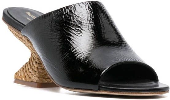 Paloma Barceló 80mm open-toe sandals Black