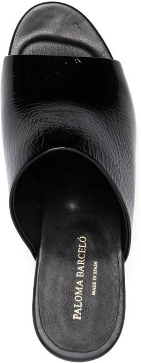 Paloma Barceló 80mm open-toe sandals Black