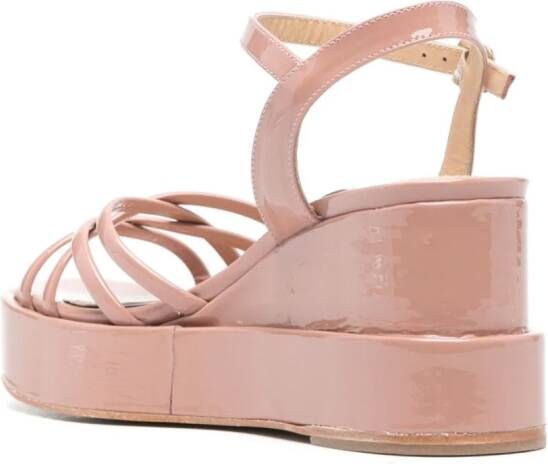 Paloma Barceló 85mm Nazaria platform sandals Pink