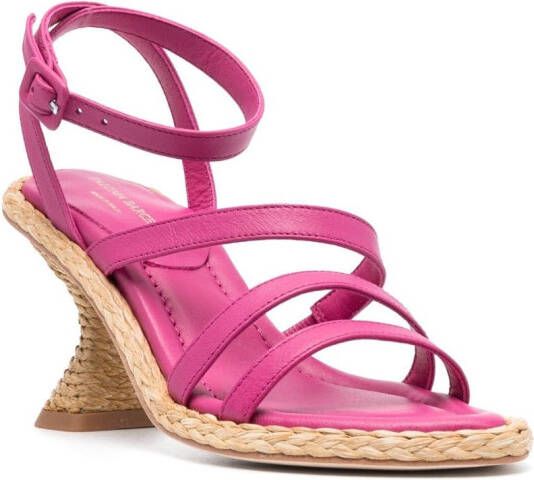 Paloma Barceló 85mm open-toe sandals Pink