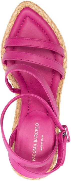 Paloma Barceló 85mm open-toe sandals Pink