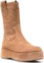 Paloma Barceló Ander suede 40mm boots Brown - Thumbnail 2