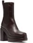 Paloma Barceló ankle heel boots Brown - Thumbnail 2