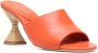 Paloma Barceló Brigite 90mm heel mules Orange - Thumbnail 2