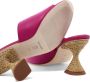 Paloma Barceló Brigite leather mules Pink - Thumbnail 4