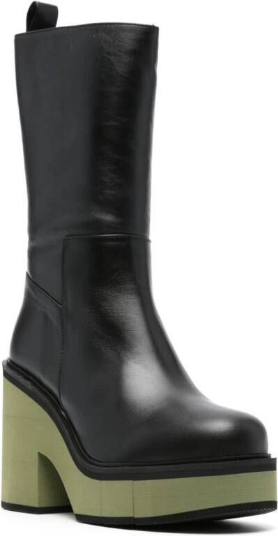 Paloma Barceló Brook 100mm leather boots Black