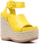 Paloma Barceló Clama jute-wedge sandals Yellow - Thumbnail 2