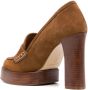 Paloma Barceló Daisy 110mm penny loafers Brown - Thumbnail 3